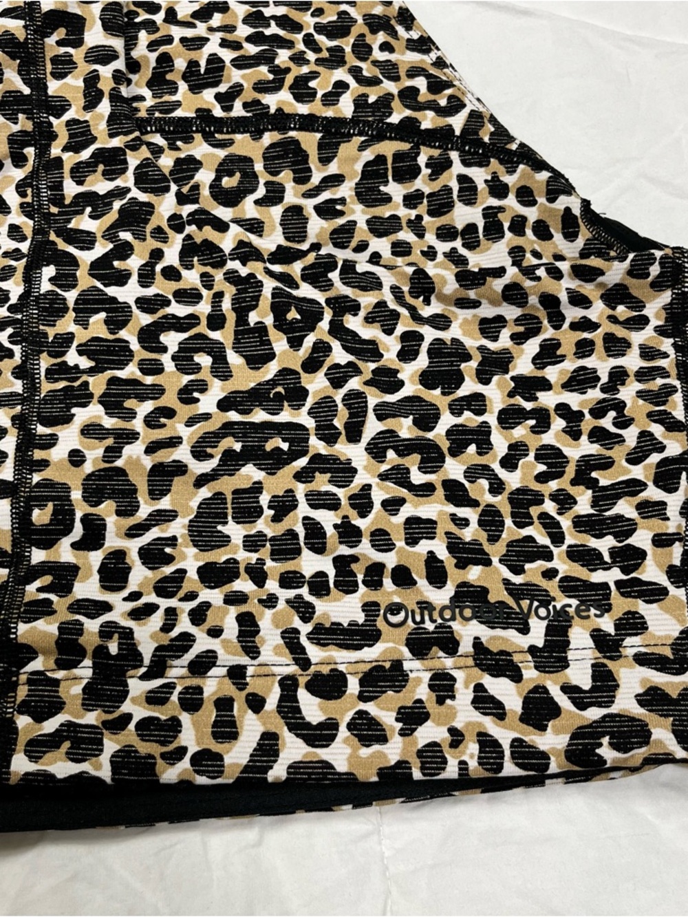 Outdoor Voices Move Free Leopard Print Sports Bra Women's Size XL - Picture 11 of 11